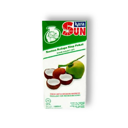 

Kara Sun Santan Asli 1000ml Bebas Gluten