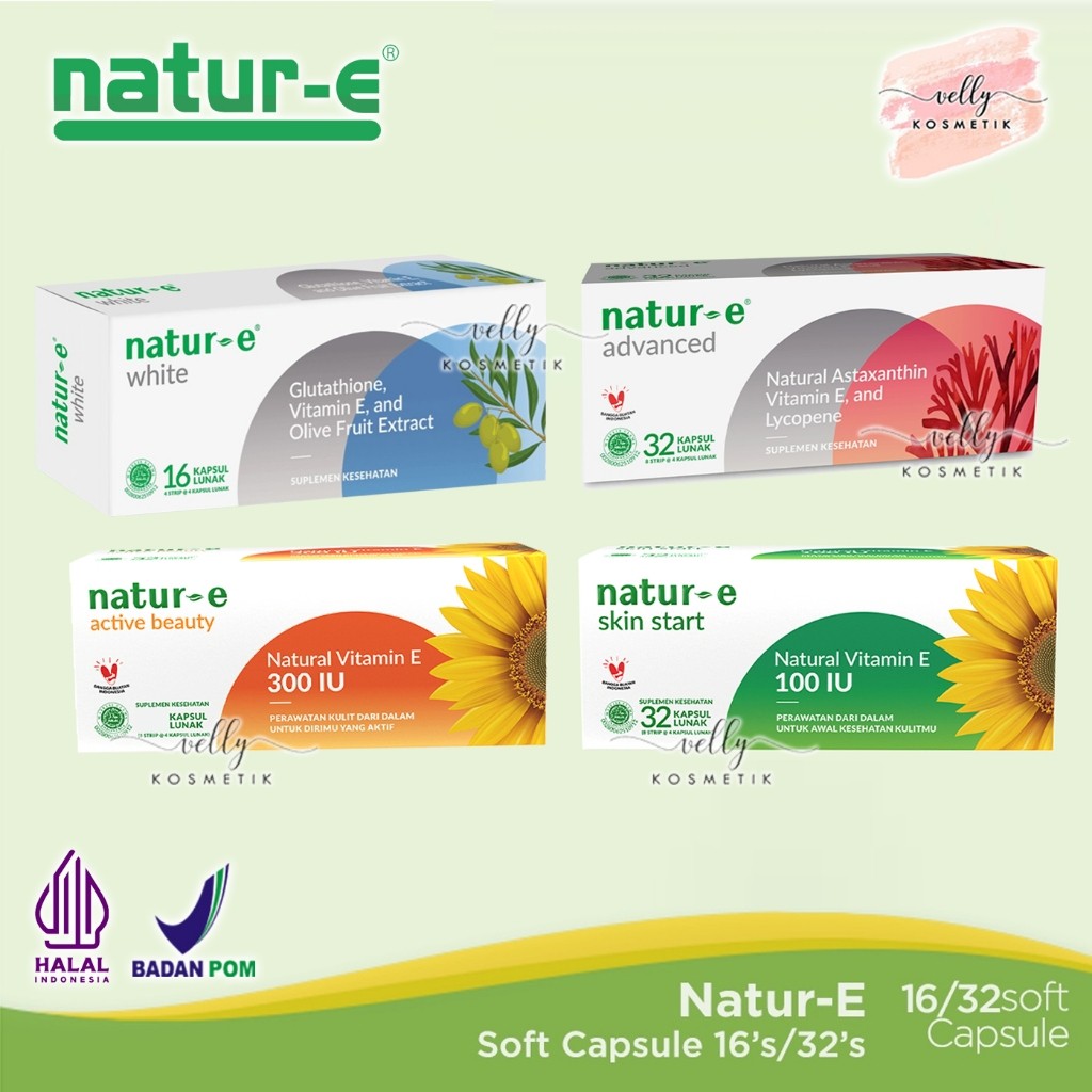 NATUR-E Vitamin Soft Capsule Natur E White 100IU 300IU Advanced