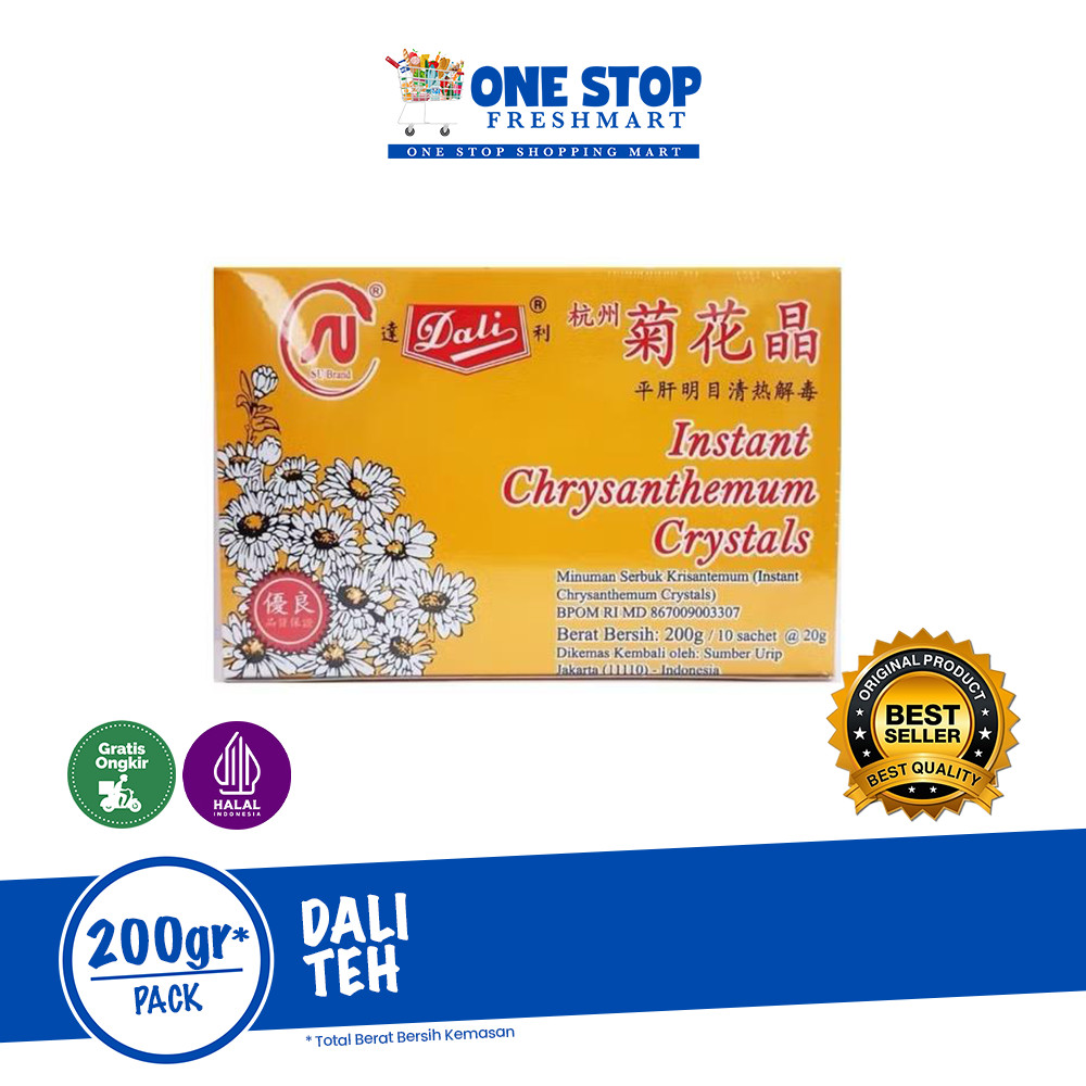 

DALI TEH BUNGA CHRYSANTHEMUM 200GR / CHRYSANTHEMUM TEA 200GR