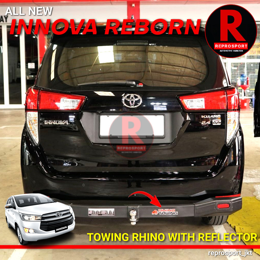 Towing Bar Rhino Bumper Guard Tanduk Belakang Innova Reborn