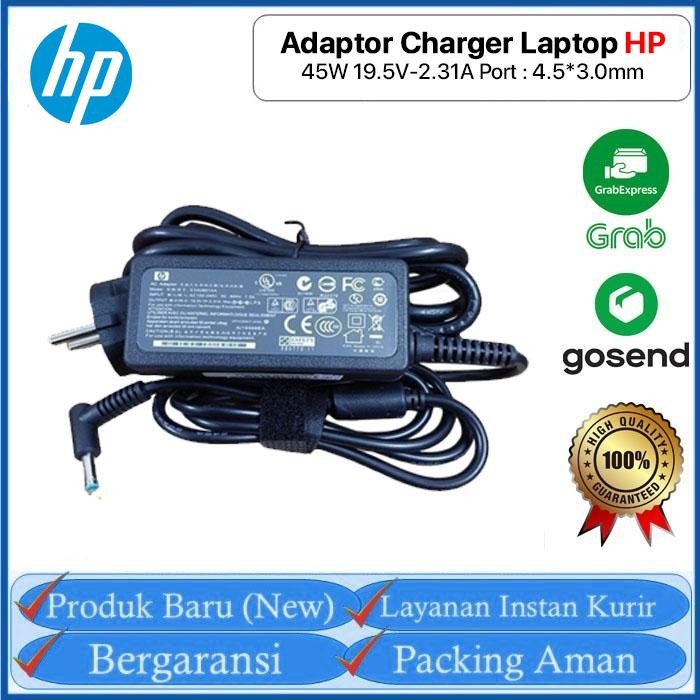 Adaptor Charger Laptop HP 14s-cf2018TU 14s-cf2017TU 14s-cf3040TU 45W