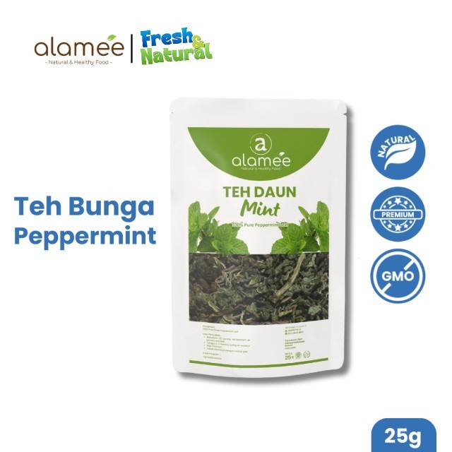 

PAPPERMINT PAPERMINT TEA TEH DAUN MINT ORGANIK KERING DRIED ALAMI 25GR fresh and natural