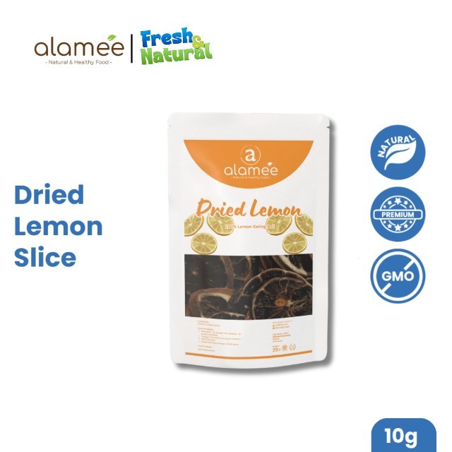 

ALAMEE Lemon Kering Dried Slice Tea Teh Herbal Iris Organik Minuman Herbal Organic 10gr fresh and natural