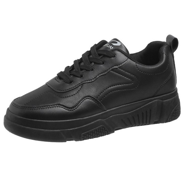 Sepatu Sekolah MDYUAN Import Anak Remaja Sekolah Hitam Size 35 - Size 41 42