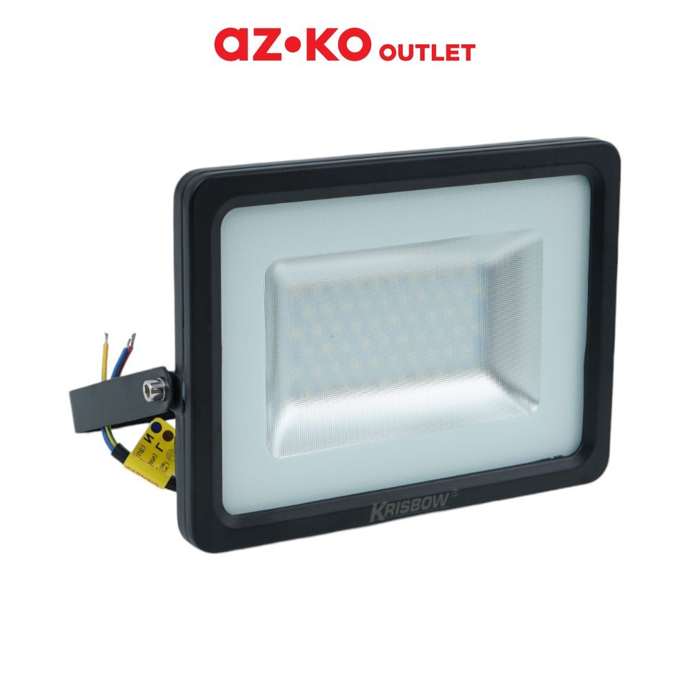 Krisbow Lampu Sorot Led 30 Watt Cool White Ip65 - Hitam Floodlight Lampu Tembak Peralatan Elektronik