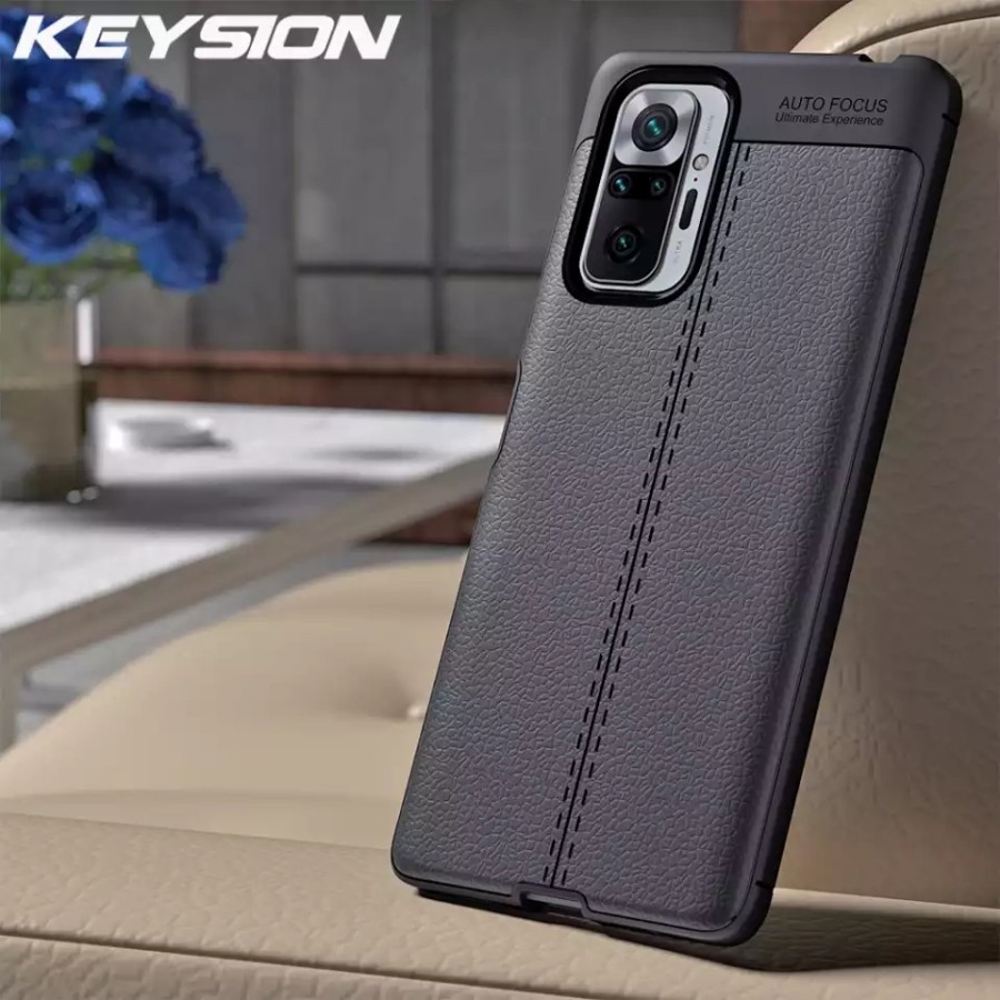 CASE XIAOMI REDMI NOTE 10 10s CASE CARBON AUTOFOCUS LEATHER CASE HIGH QUALITY
