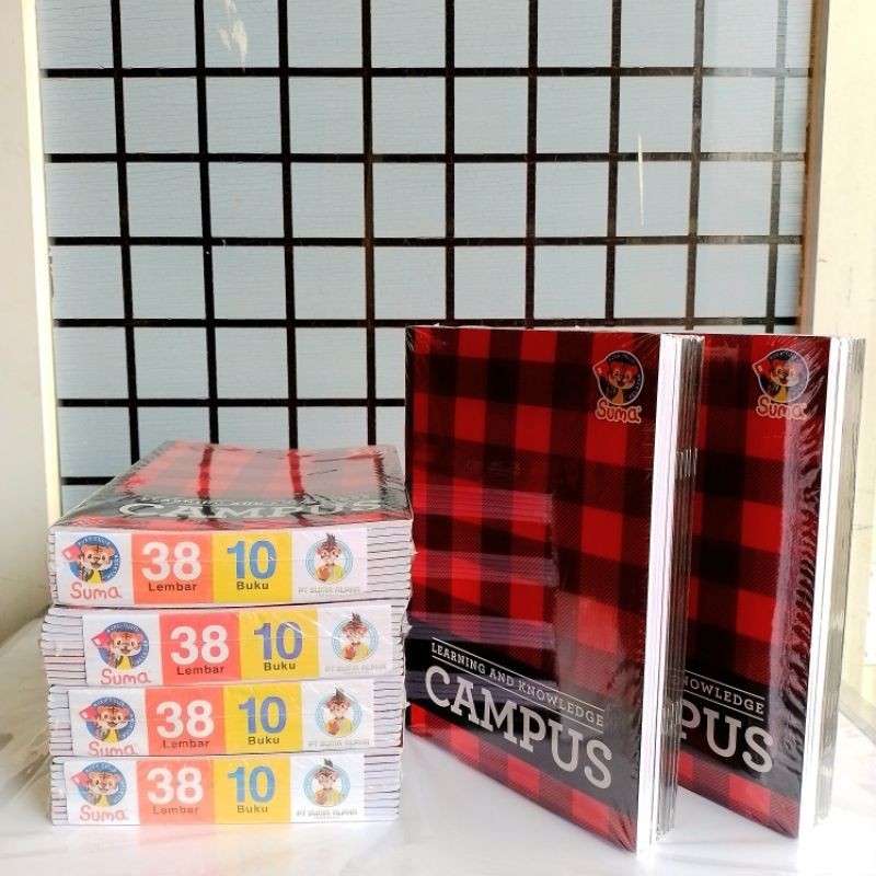 

Suma 38 Lembar Campus Boxy Panjang Buku Tulis ( 1Pak/10Buku )