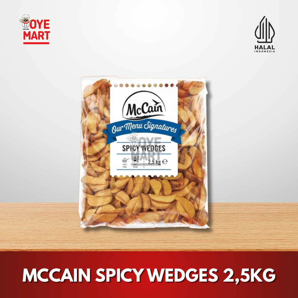 MCCAIN SPICY WEDGES 2,5KG