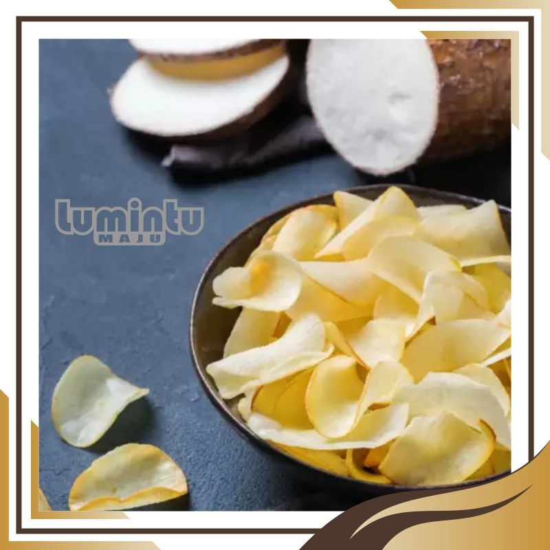 

KERIPIK SINGKONG / CERIPING TELO 430GR DAVRONAS / camilan dan oleh-oleh khas Magelang