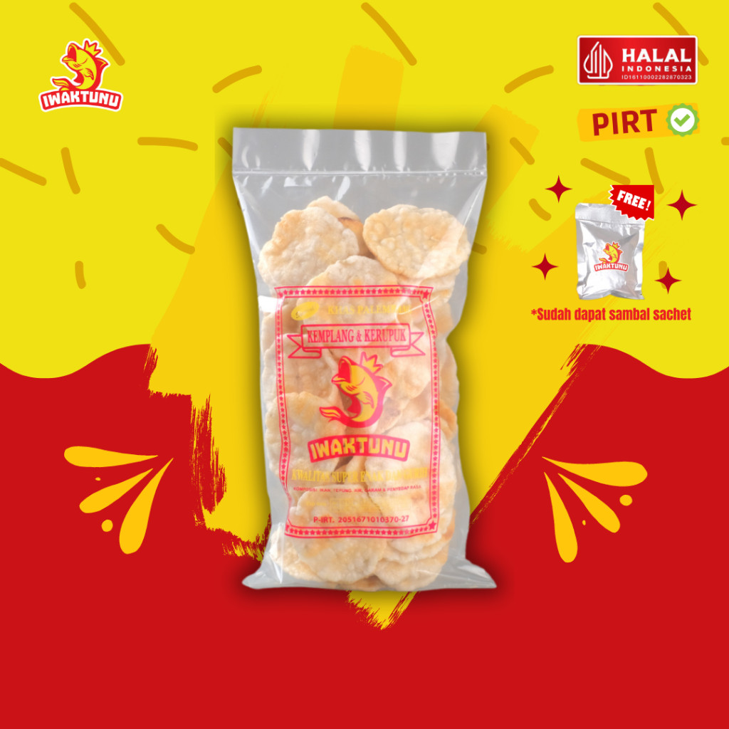 

Iwaktunu Kemplang Bantat Panggang Sambal Pedas Nampol Isi 50 Keping Asli Palembang