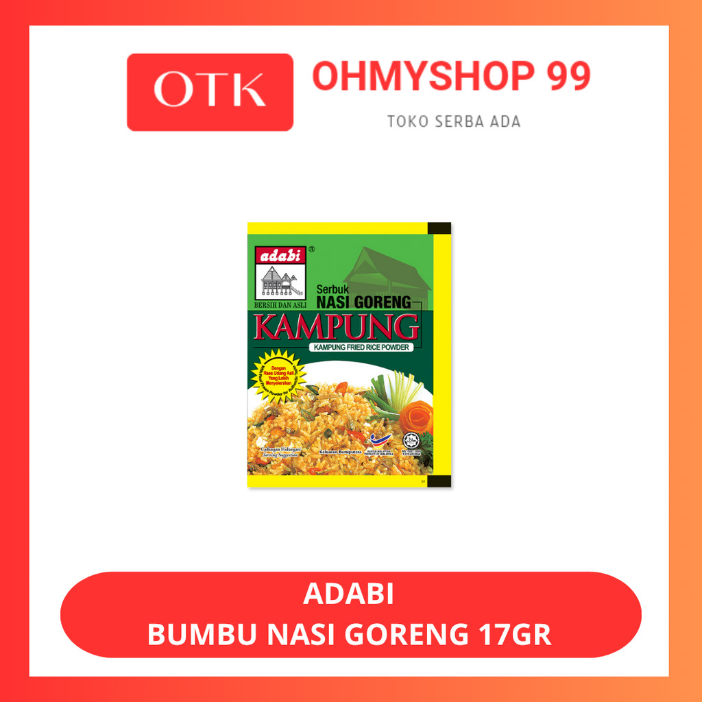 

Adabi Bumbu Nasi Goreng Kampung 17gr