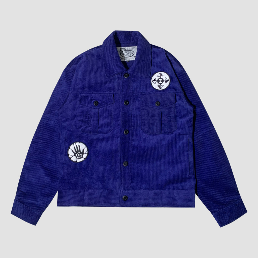 EVILSPIRIT JACKET CORDUROY - FIORELLA BLUE UNISEX