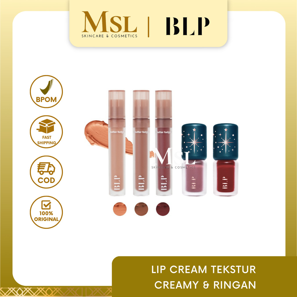 MSL - BLP Lip Coat | BLP Lip Cloud - Lip Cream - Butter Fudge Collection