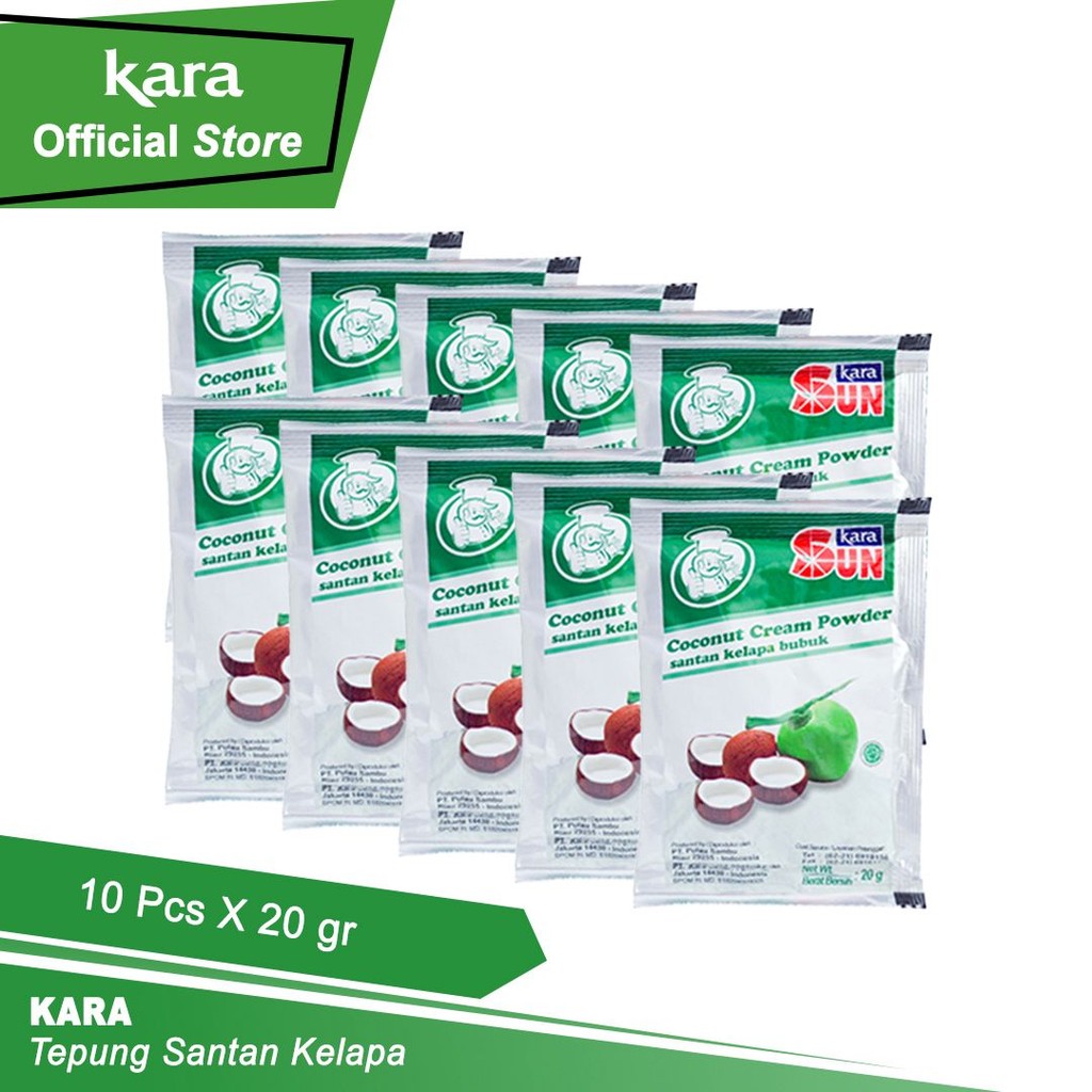 

10 PCS - Sun Kara Santan Kemasan Powder 20 Gr