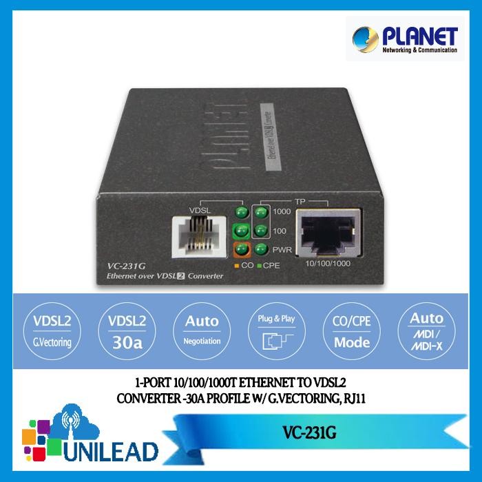 PLANET VC-231G – Solusi Jaringan Gabit over VDSL2 yang Andal dan Cepat
