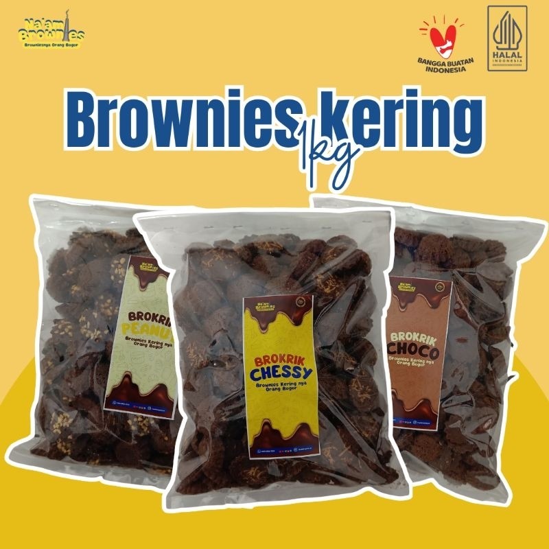 

( NA'AM ) KUE BROWNIES KERING 1KG KILOAN