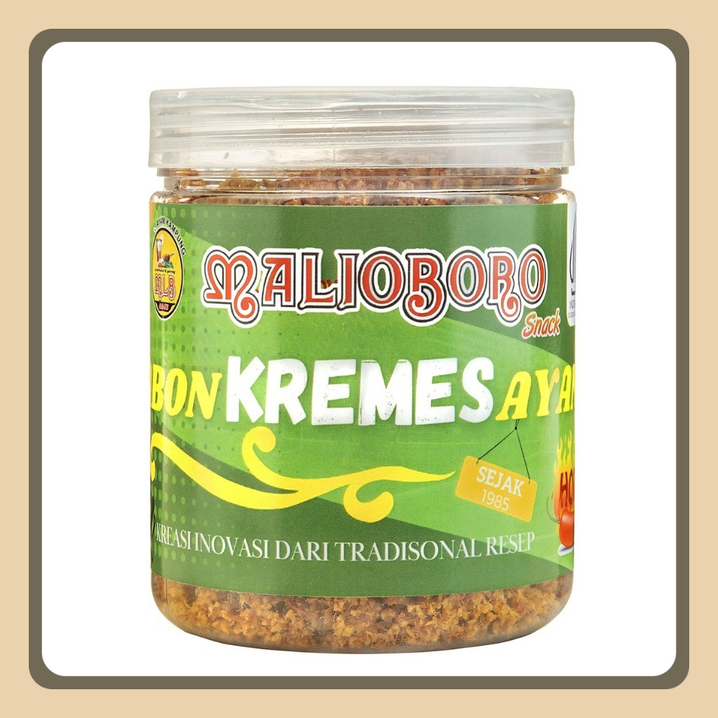 

Abon Kremes Rasa Pedas Kombinasi Kremesan Ayam Plus Abon Solo Kremes Ayam Malioboro 200 Gram