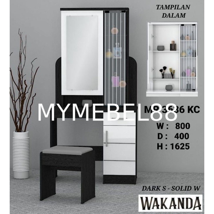 [MYMEBEL88]TERMURAH Meja Rias Simple merk wakanda