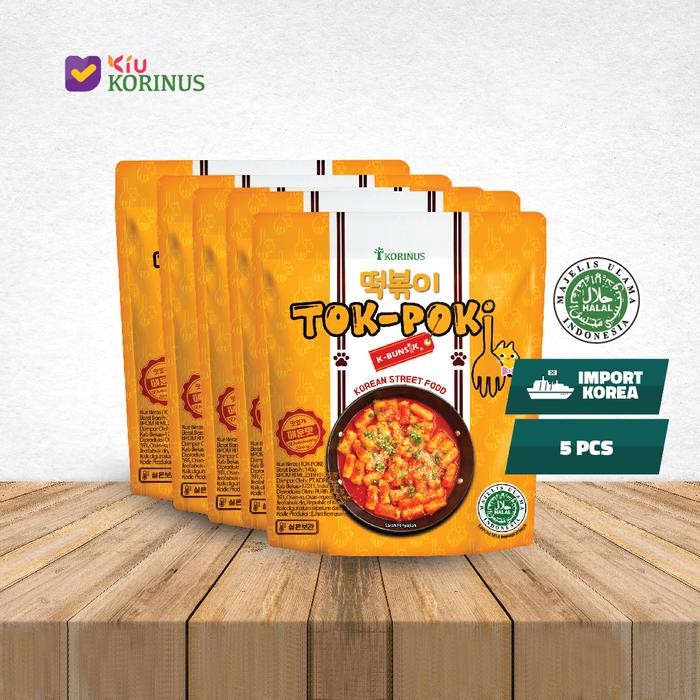 

Mumpung Murah PAKET HEMAT Korinus K - Bunsik Tokpoki 5 PCS