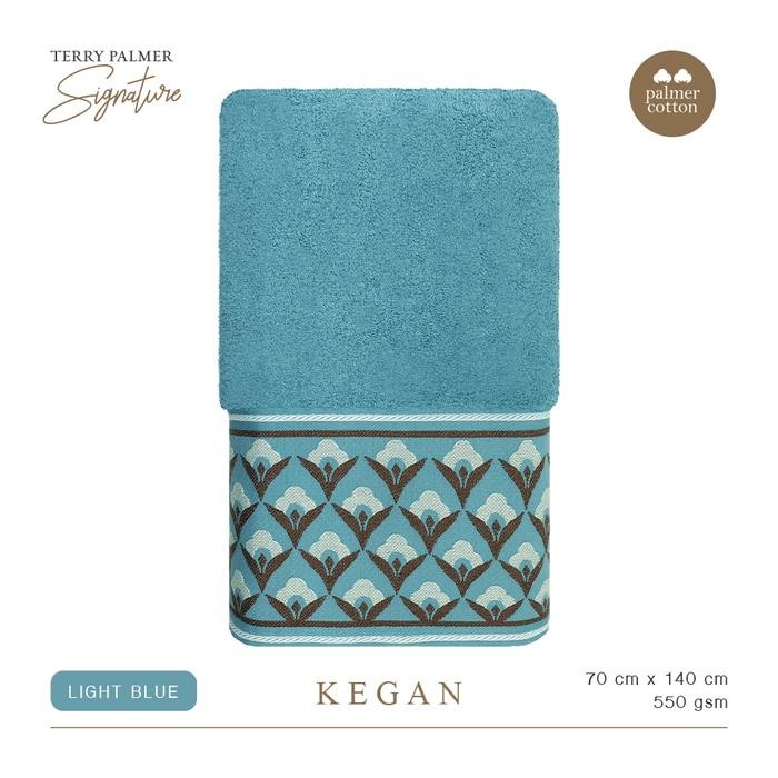 MUMPUNG PROMOTERRY PALMER BATH TOWEL - SIGNATURE - KEGAN - LIGHT BLUETERLARIS