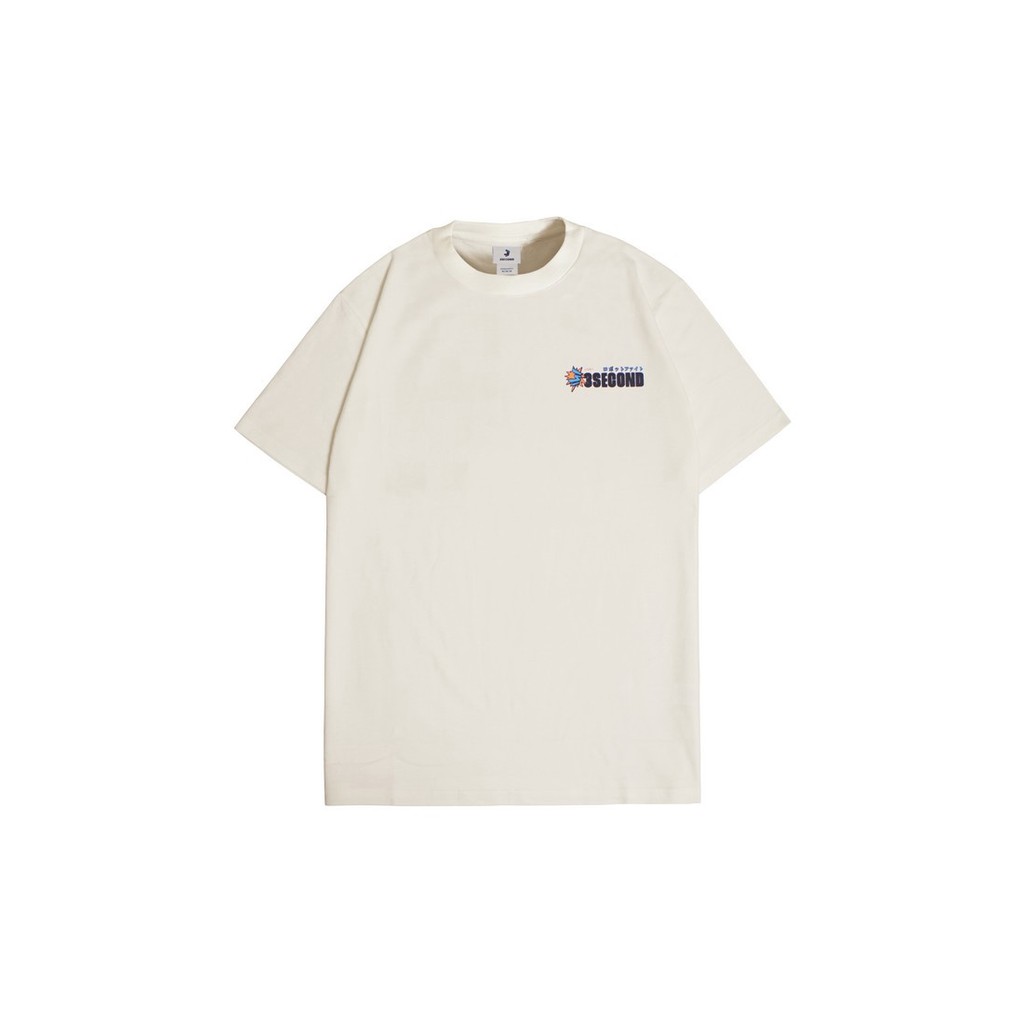 3Second Men's T-Shirt Oversized Back Design Tee 140523