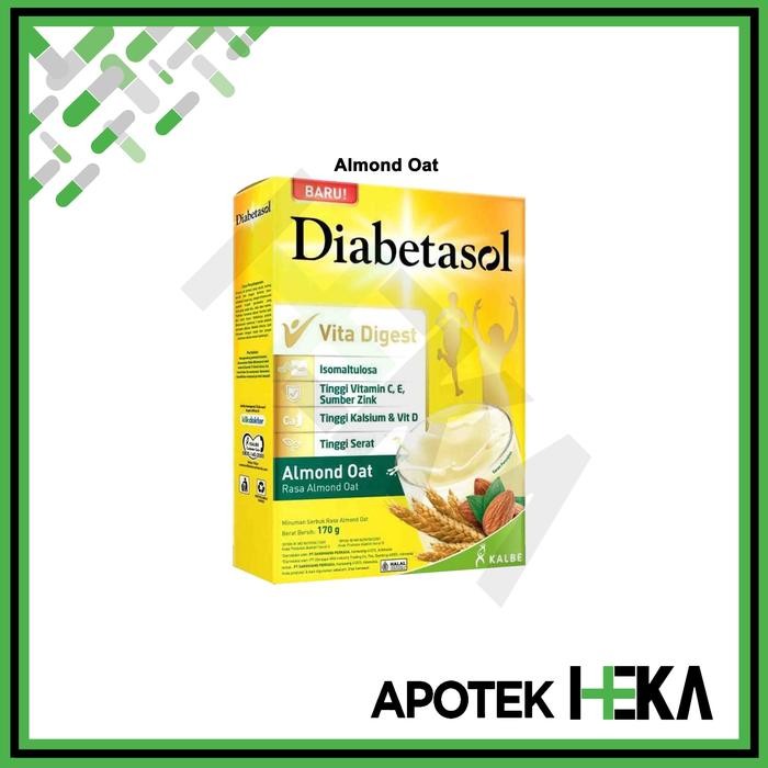 

[[Promo]] Diabetasol 170 g - Susu Nutrisi Khusus Diabetes - Almond Oat