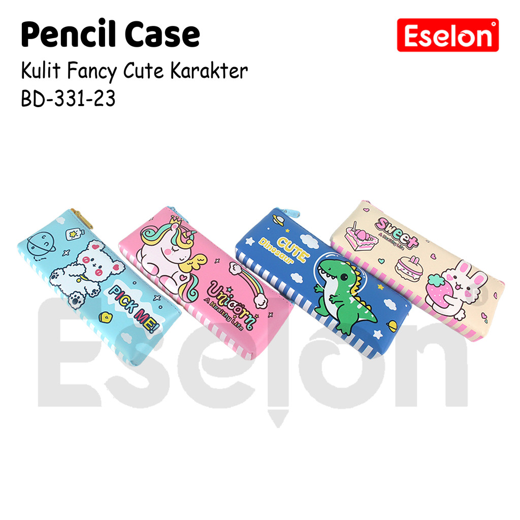 

Kotak Pensil kulit XIAOLINGJING BD-331-23 / Tempat Pensil Kulit Karakter