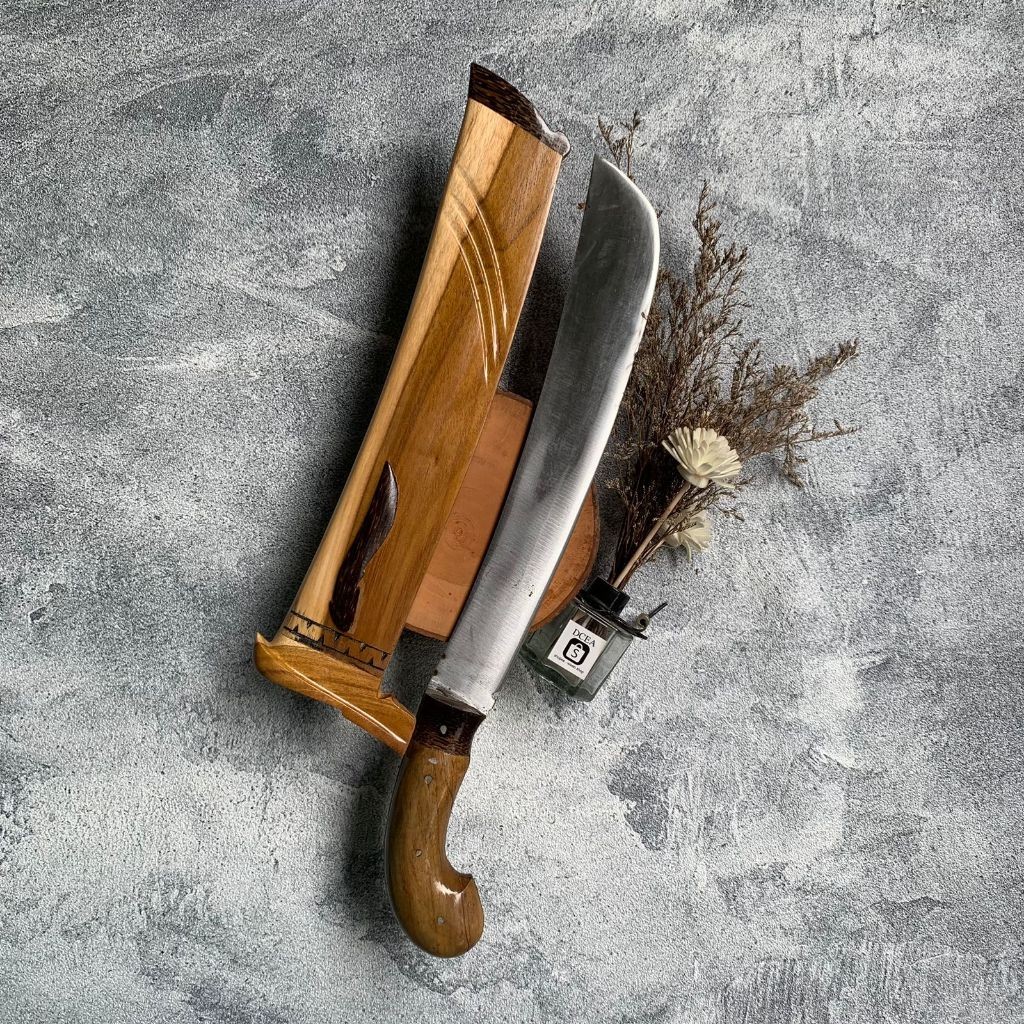 TGR Golok Panjang Super Tajam Kopak Sembelih Baja Per Asli Cibatu Pisau Kebun Tebang Daging Dan Dll