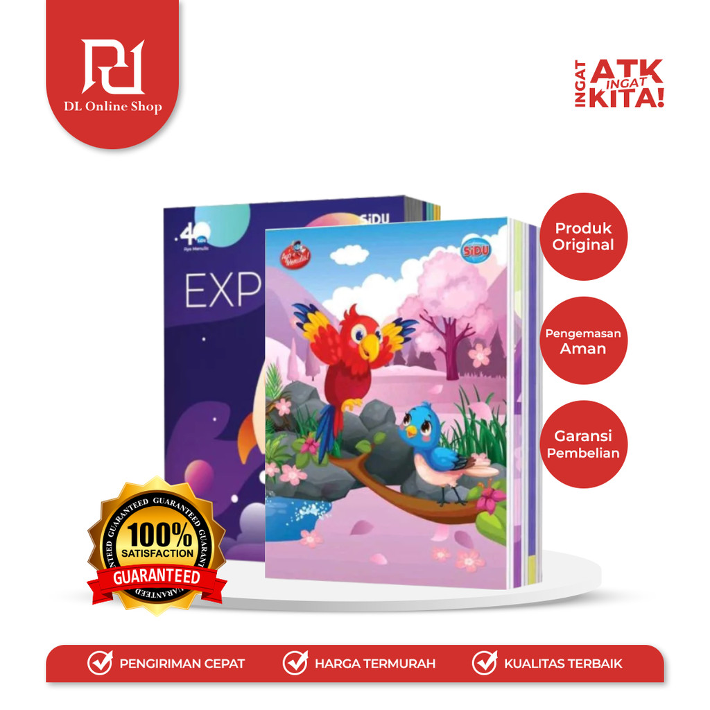 

SIDU BUKU TULIS 58LEMBAR (1PACK/ 10BUKU)