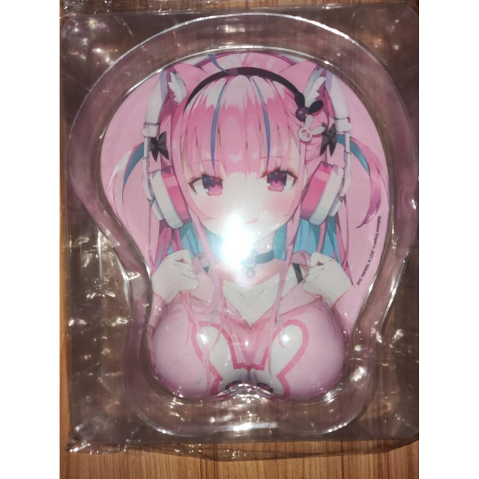 Novice Oppai Mousepad Anime Games Hololive 9