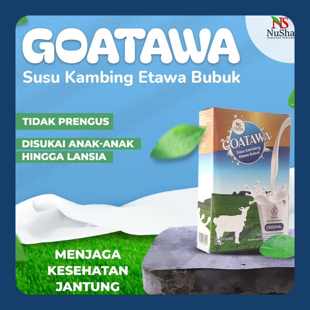 

[PAKET 4BOX] Susu Kambing Etawa Goatawa Asli Original