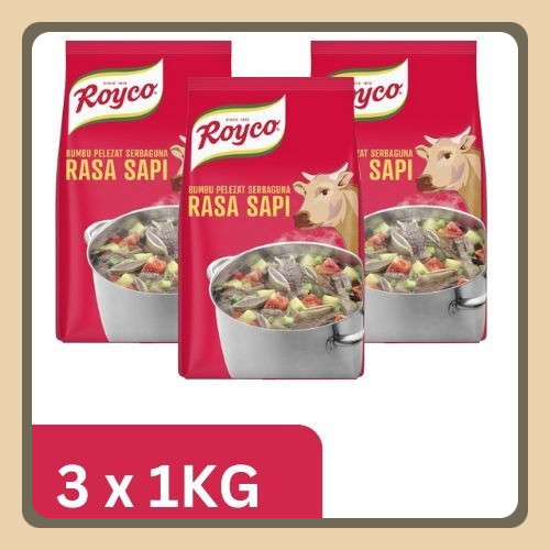 

Royco Bumbu Pelezat Rasa Sapi 1Kg - 3 Pouch