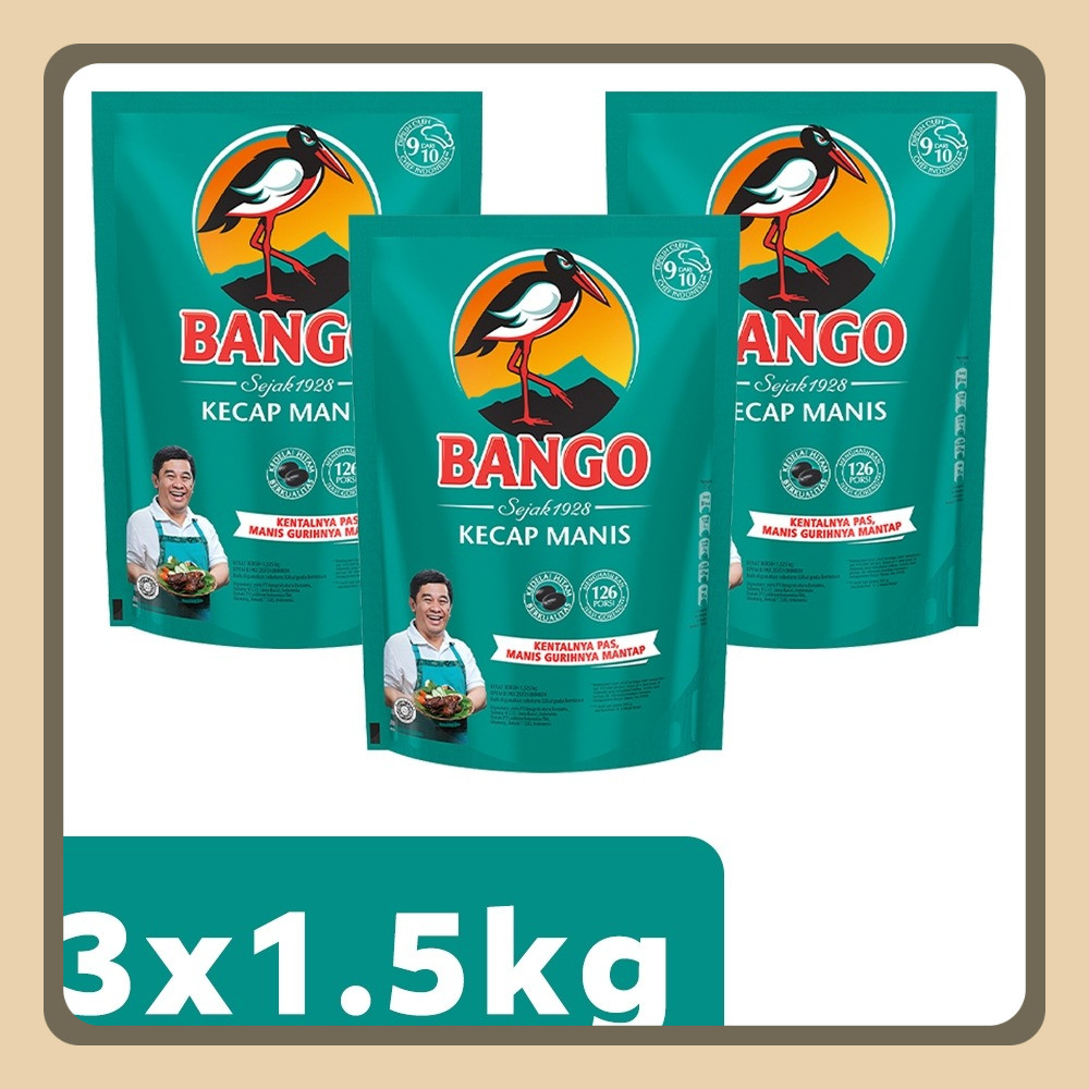 

Bango Kecap Manis Pouch 1.5Kg - 3 Pouch