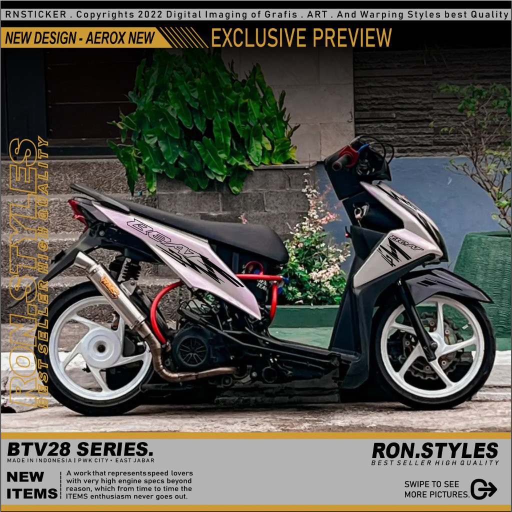 STICKER CUTING STRIPING VARIASI BEAT FI 2013-2015 STRIPING VARIASI BEAT F1 STIKER BEAT FGMFI STRIPIN