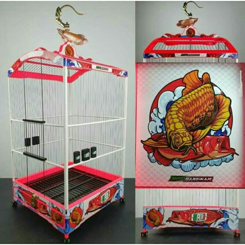 Sangkar  BRO Mentahan khusus ruji senar 1 mm. Ambrukan CO