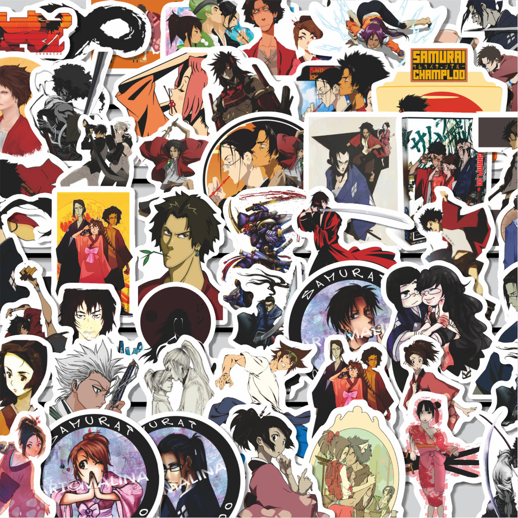 

Stiker Cutting Pack Sticker Anime Samurai Champloo Isi 100Pcs Series Aesthetic Lucu Keren Untuk Koper Bahan Vynil