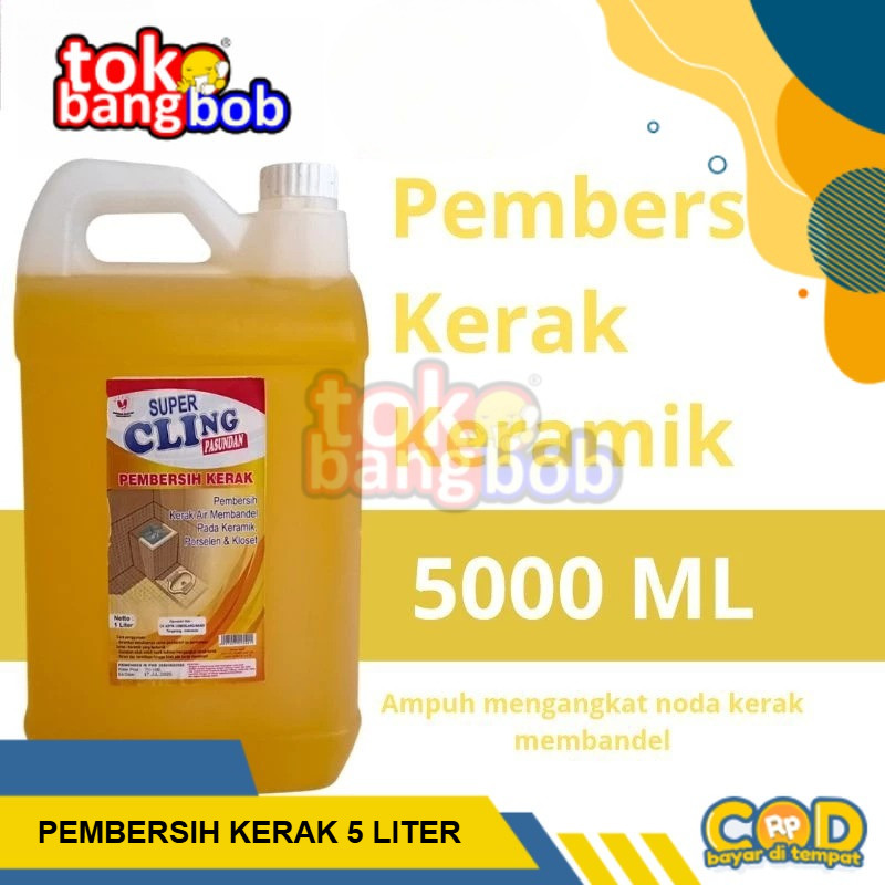 Supercling Pembersih Kerak Keramik Kamar Mandi 1 Liter