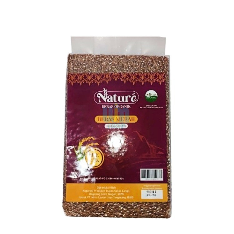 

Nature Beras Merah Organik 2 kg – Kaya Serat & Nutrisi Alami