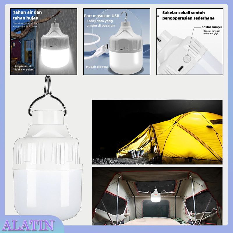 Kapsul Bohlam Led Hemat Energi / 28W Bohlam Lampu Emergency LED / Bohlam Sentuh Nyala / USB Lampu LE