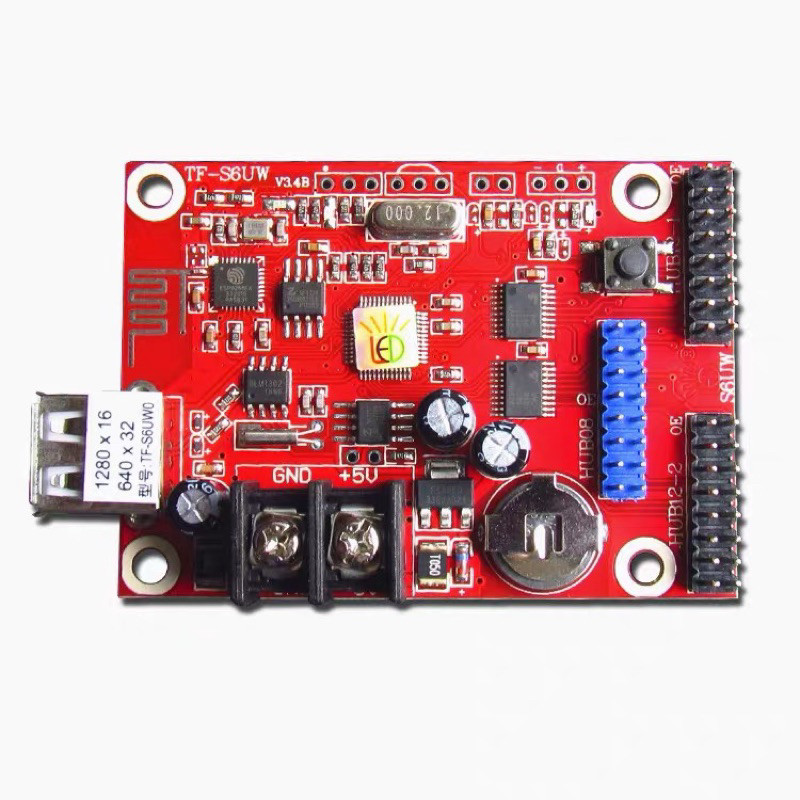 Led running text controller tf-s6uw0 single color wifi