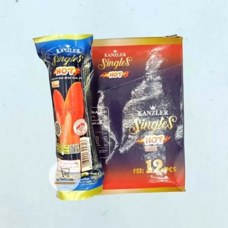 

sosis kanzler rasa Hot 1kotak isi 12