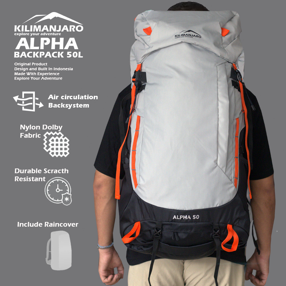 Carrier Kilimanjaro Alpha 50L - Tas Gunung Kilimanjaro Alpha 50