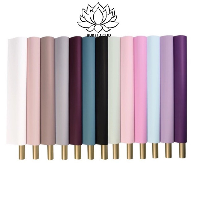 

(20lembar ) kertas Bunga Buket Emas 2 Dua Warna / BiColor Gold Cellophane Florist Wrapping Paper