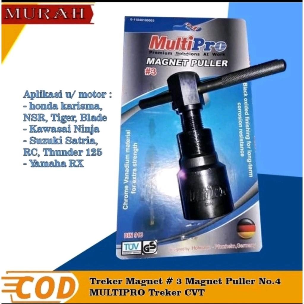 Magnet Puller Treker Magnet No 3 Karisma Ninja NSR Honda Yamaha Suzuki Black Blade