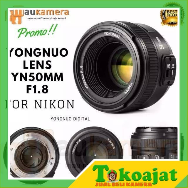LENSA FIX YN 50mm / lensa fix youngnuo for nikon / lensa fix nikon 50mm