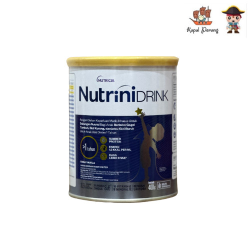 NUTRICIA Nutrinidrink Susu Vanilla Tin - 400gr