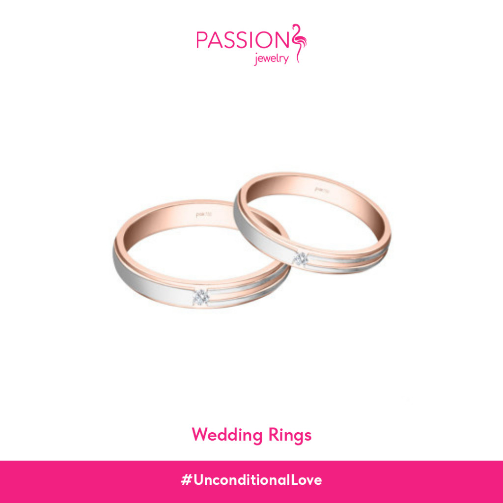 Passion Jewelry Cincin Kawin Berlian - CKS0588
