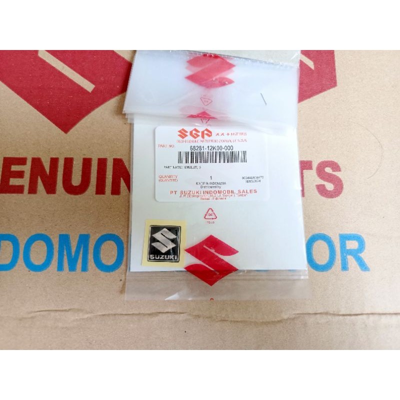 EMBLEM LOGO SUZUKI SATRIA FU 150 NEX ORIGINAL SGP