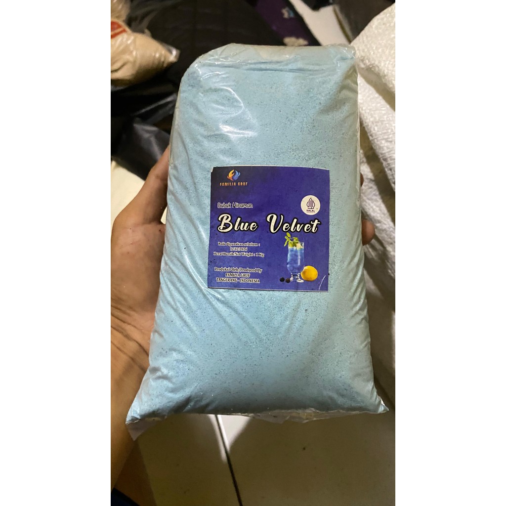 

Bubuk Minuman Premium BLUE VELVET Bubble Drink | BPOM&HALAL