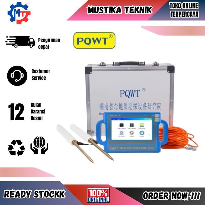 PQWT-S Detector Finding Underground Water and Water Tables 0-500m Map Alat Geolistrik Autometic Dete